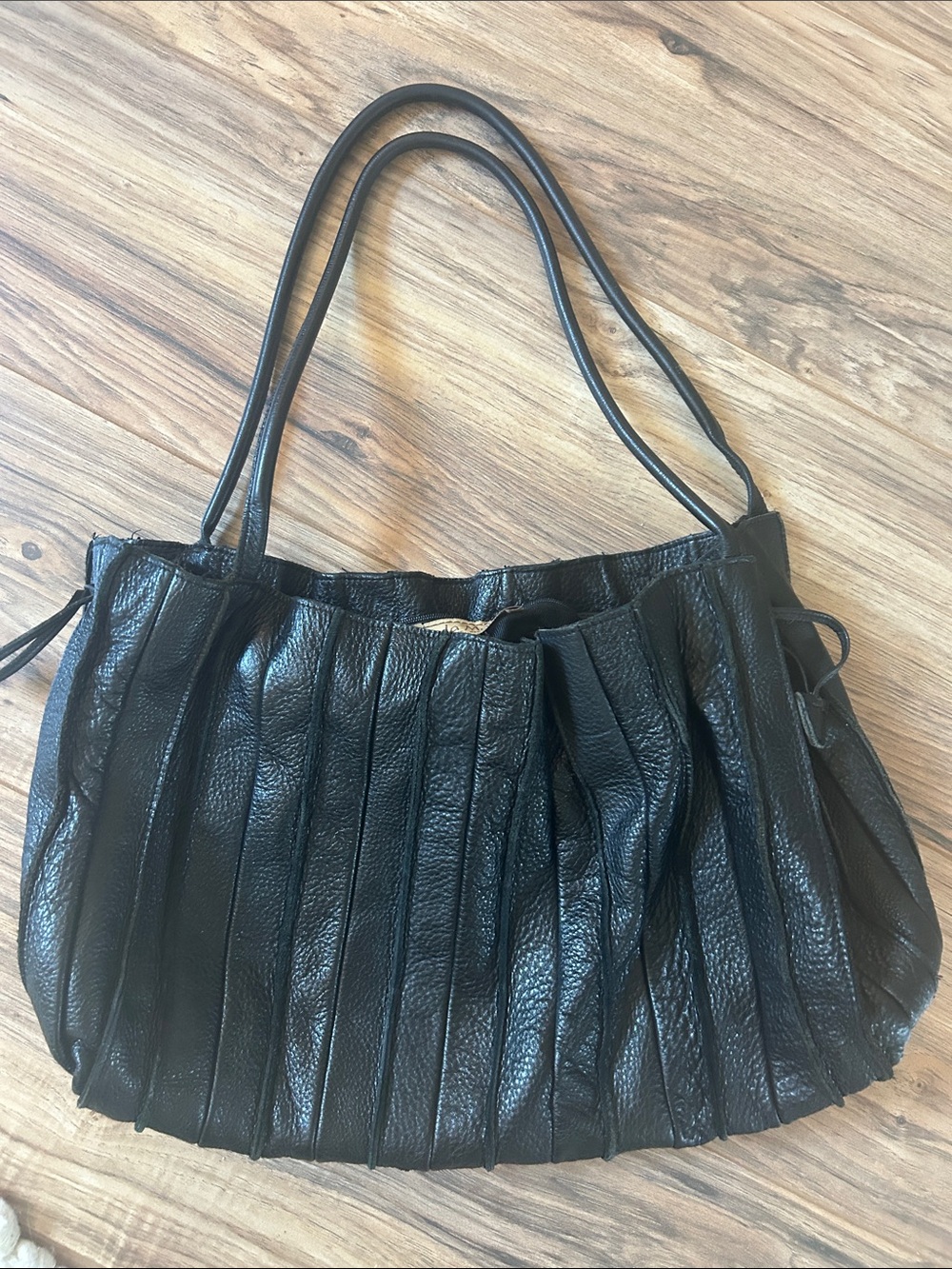 Carla Mancini Black Genuine Leather Bag